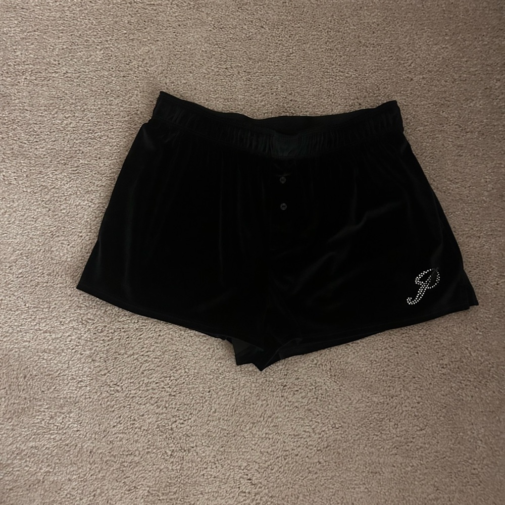 Black Velvet Women's Shorts